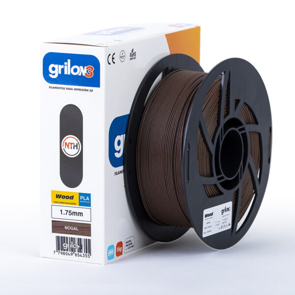 Filamento 3D PLA WOOD Grilon3 1.75 MM X 1KG - Imagen 7