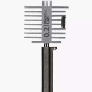Hotend Bambu de Acero Inoxidable Nozzle 0.2 MM