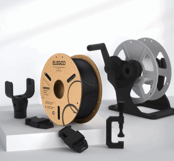 Filamento  Elegoo - Pla Fibra De Carbono Negro - 1.75mm X1kg - Imagen 4