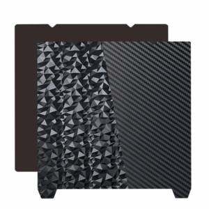 Placa Base Doble - PET + PEO DIAMANTE Y EFECTO CARBONO 235*235