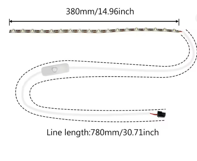Tira De Luz Led Para Bambu Lab A1 - Blanco - Imagen 2