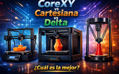 CoreXY vs Cartesiana vs Delta: diferencias reales entre las principales impresoras 3D